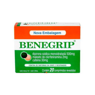 Imagem do produto Benegrip - 20 Comprimidos
