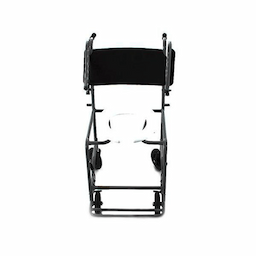 Cadeira De Rodas Cds Banho 201 E Sanitário Escamoteável Adulto, Com Assento Anatômico Removíveis, Fixa, Freios Bilaterais, Pneus Maciços, Apoio Para Braços Escamoteáveis