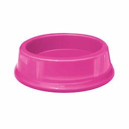 Comedouro Para Gatos Plástico Furação Pet Pink 200Ml