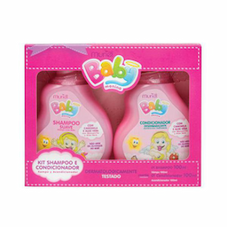 Kit Shampoo + Condicionador Muriel Baby Menina Com 100Ml Cada