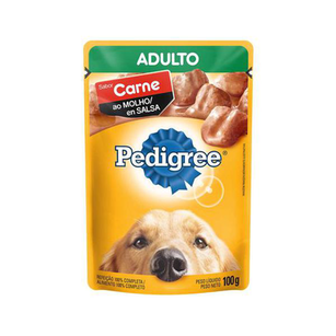 Imagem do produto Ração Pedigree Sachê Sabor Carne Ao Molho Cães Adultos 100G