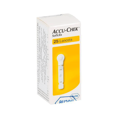 Imagem do produto Accu Chek Softclix Controle De Glicose 25 Lancetas