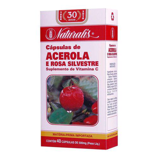 Imagem do produto Acerola - 500Mg C 40 Cápsulas Naturalis