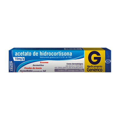 Imagem do produto Acetato De Hidrocortisona 10Mg/G - Creme 15G Teuto Genérico