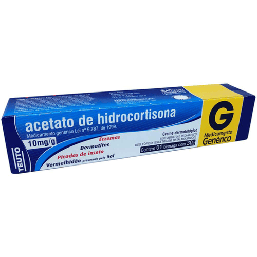 Imagem do produto Acetato De Hidrocortisona 10Mg/G - Creme 30G Teuto Genérico