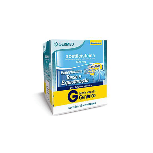 Imagem do produto Acetilcisteína - 600Mg 16Envelopes Germed Genérico