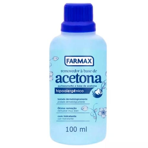 Imagem do produto Acetona Farmax Azul 100Ml