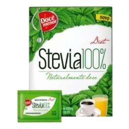Imagem do produto Adoçante - Em Pó Doce Menor Stevia 100% C 50 Envelopes De 600Mg Cada