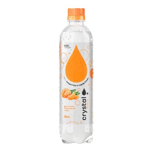 Imagem do produto Água Aromatizada Crystal Sparkling Sabor Tangerina E Capim Limão 510Ml