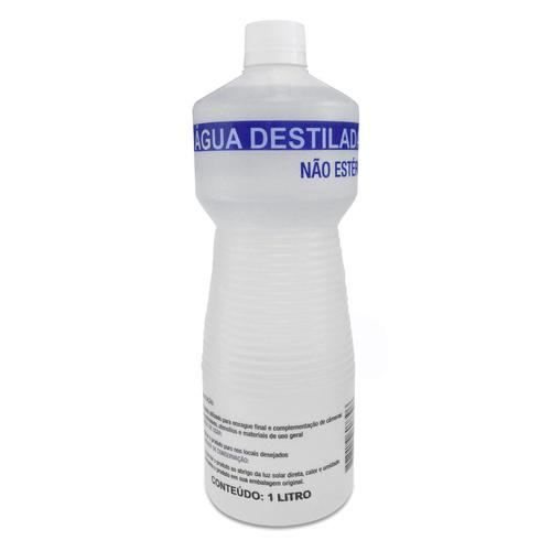 Água Destilada Não Estéril 1 Litro