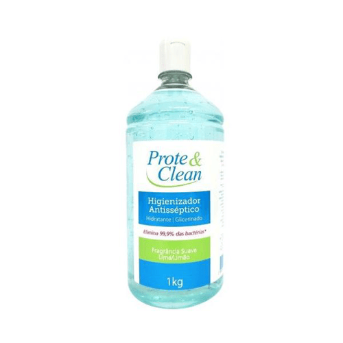 Imagem do produto Álcool - Gel Antisséptico Prote E Clean Hidratante C Fragrncia Suave Lima Limão 1Kg