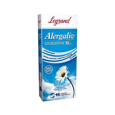 Imagem do produto Alergaliv - 10Mg 15 Comprimidos