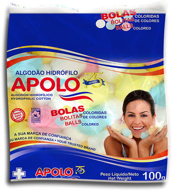Imagem do produto Algodão - Apolo Em Bolas Coloridas 100G