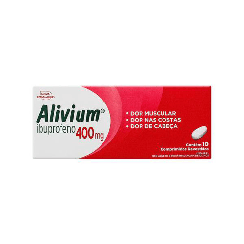 Imagem do produto Alivium - 400Mg 10 Comprimidos