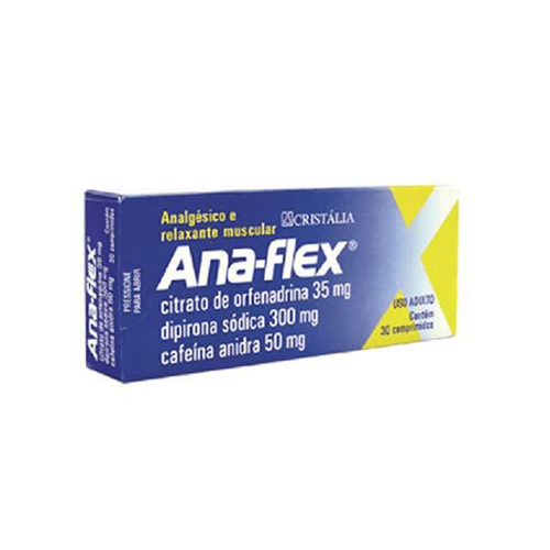 Imagem do produto Anaflex - 30 Comprimidos