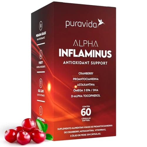 Imagem do produto Antioxidante Alpha Inflaminus 60 Cápsulas Pura Vida