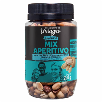 Imagem do produto Aperitivo Mix De Nuts Uniagro Torrado E Salgado 250G