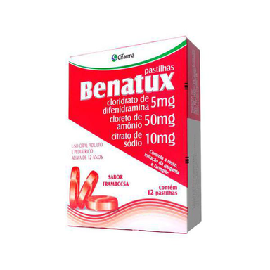 Imagem do produto Benatux - Framboesa 12 Pastilhas