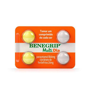 Imagem do produto Benegrip Multi Dia Envelope Com 4 Comprimidos