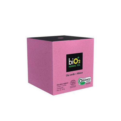 Imagem do produto Bio2 Bio2 Herbal Tea Chá Verde E Hibisco 19G Bio2