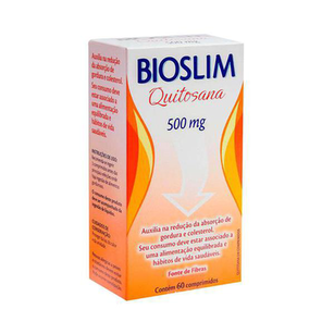 Imagem do produto Bioslim - Quitosana 500 60 Comprimidos
