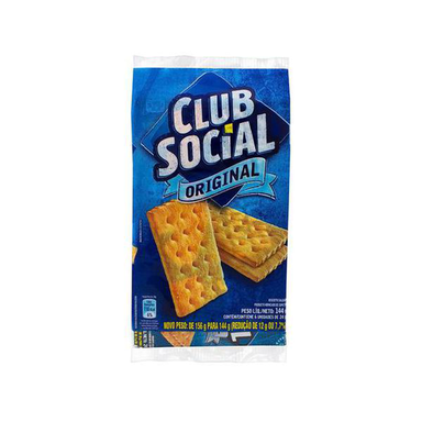 Imagem do produto Biscoito Club Social Original Com 6 Unidades De 24G Cada