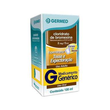 Bromexina Clorid Xarope Adulto 120Ml - Germed Genérico