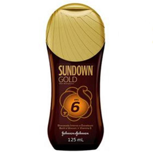 Imagem do produto Bronzeador Sundown Gold Fp6 Oleo 125Ml