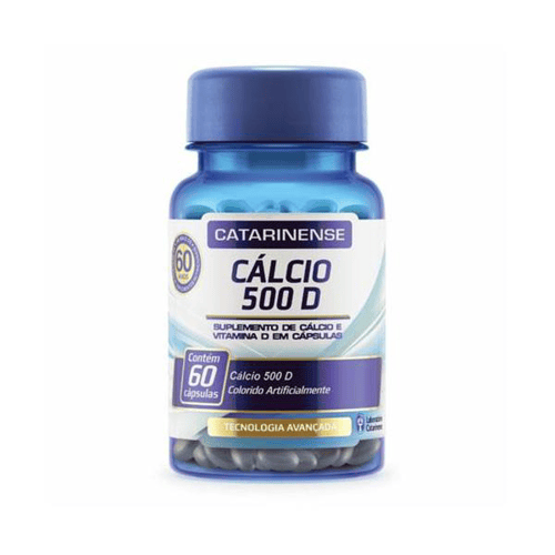 Imagem do produto Calcio 500 E D Catarinense Com 60 Comprimidos