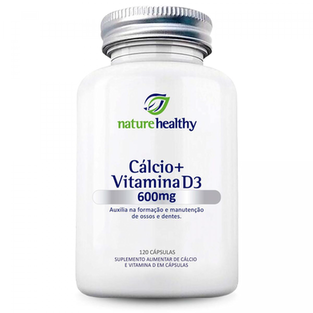 Imagem do produto Cálcio 600Mg + Vit D3 200Ui Nature Healthy