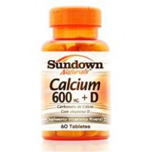 Imagem do produto Calcium - 600Mg E Vitamina D Com 60 Tabletes Sundown Vitamina