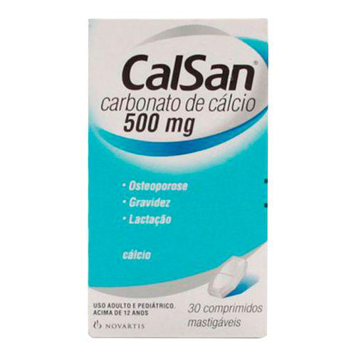 Imagem do produto Calsan - Mastigável 500Mg C 30 Comprimidos