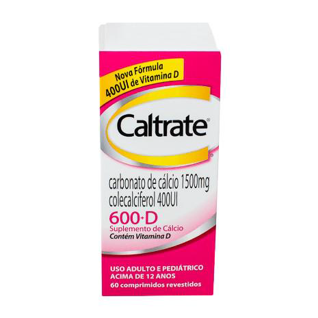 Imagem do produto Caltrate - 600 E D 400Ui C 60 Comprimidos