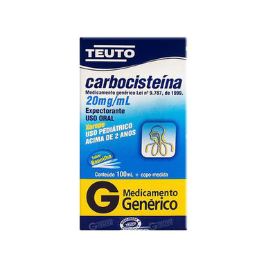 Imagem do produto Carbocisteína - Pediátrico 100Ml Teuto Genérico