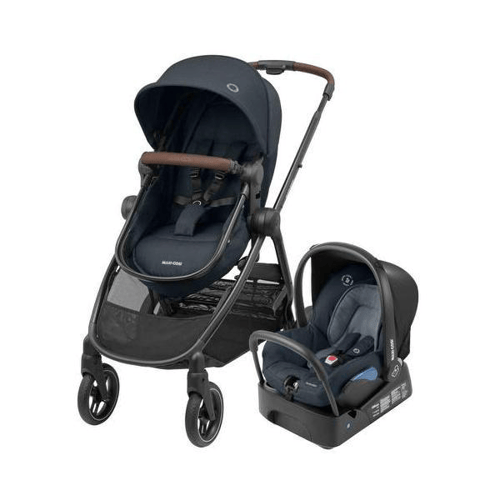 Imagem do produto Carrinho De Bebê Com Bebê Conforto Travel System Annó Trio Maxicosi Essential Graphite