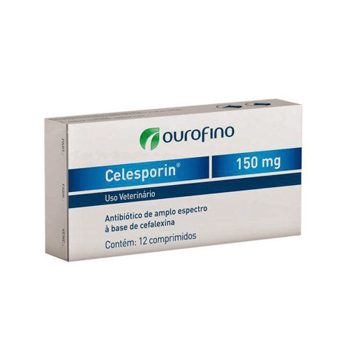 Celesporin 150Mg Caixa Com 12  Comprimidos