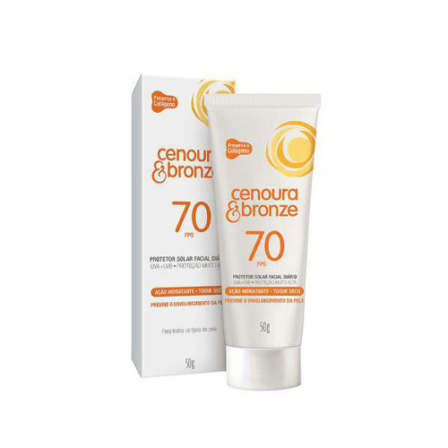 Imagem do produto Cenoura E Bronze Protetor Solar Facial Fps70 50G