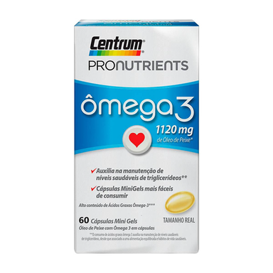 Centrum Omega3 Complemento Vitamínico 60 Cápsulas