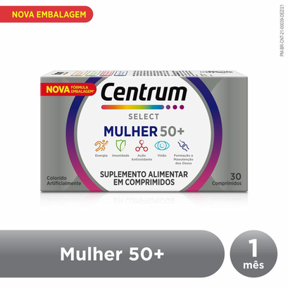 Imagem do produto Centrum Select Mulher Com 30 Comprimidos