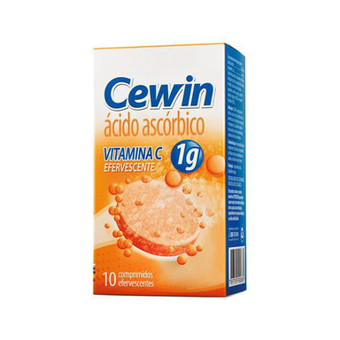 Imagem do produto Cewin - 1G Efervescente Laranja 10 Comprimidos