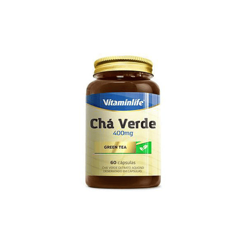 Imagem do produto Chá Verde Green Tea Vitamin Life 400Mg C/ 60 Cápsulas