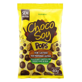 Imagem do produto Chocolate Choco Soy Pops À Base De Soja Sem Lactose Com 40G