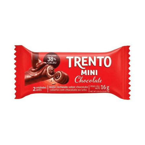 Imagem do produto Chocolate Trento Mini Ao Leite 16G