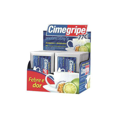 Imagem do produto Cimegripe - 77C Com 1 Sachês 5G Sabor Mel E Limão