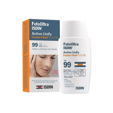Imagem do produto Clareador Facial Isdin Fotoultra Active Unify Color Fps99 50Ml