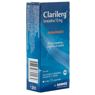 Imagem do produto Clarilerg - 10Mg 12 Comprimidos