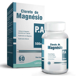 Imagem do produto Cloreto De Magnésio P.a 500Mg 60 Cápsulas