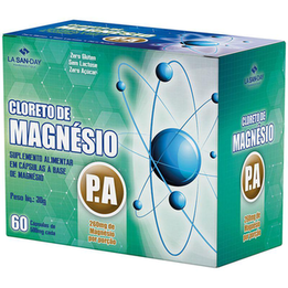 Imagem do produto Cloreto De Magnesio Pa Lasanday Com 60 Capsulas 500Mg