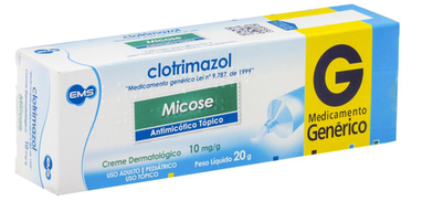 Imagem do produto Clotrimazol - 10 Mg 20 G Creme Ems Genérico