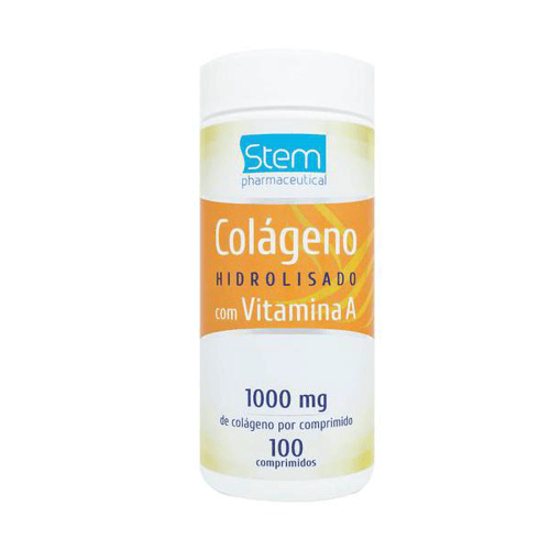 Colágeno - 1000Mg E Vitamina A Stem Com 100 Comprimidos